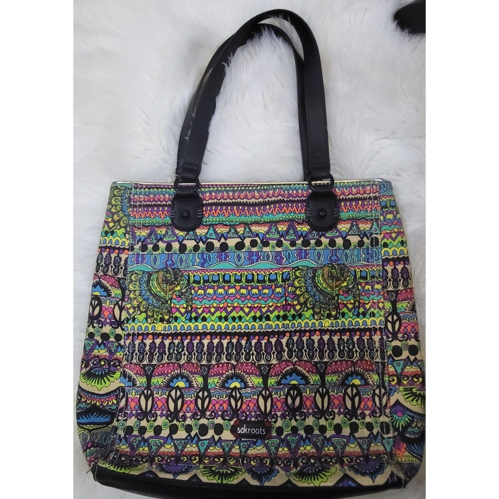 Sakroot Multi Color Tote Bag - Picture 7 of 11